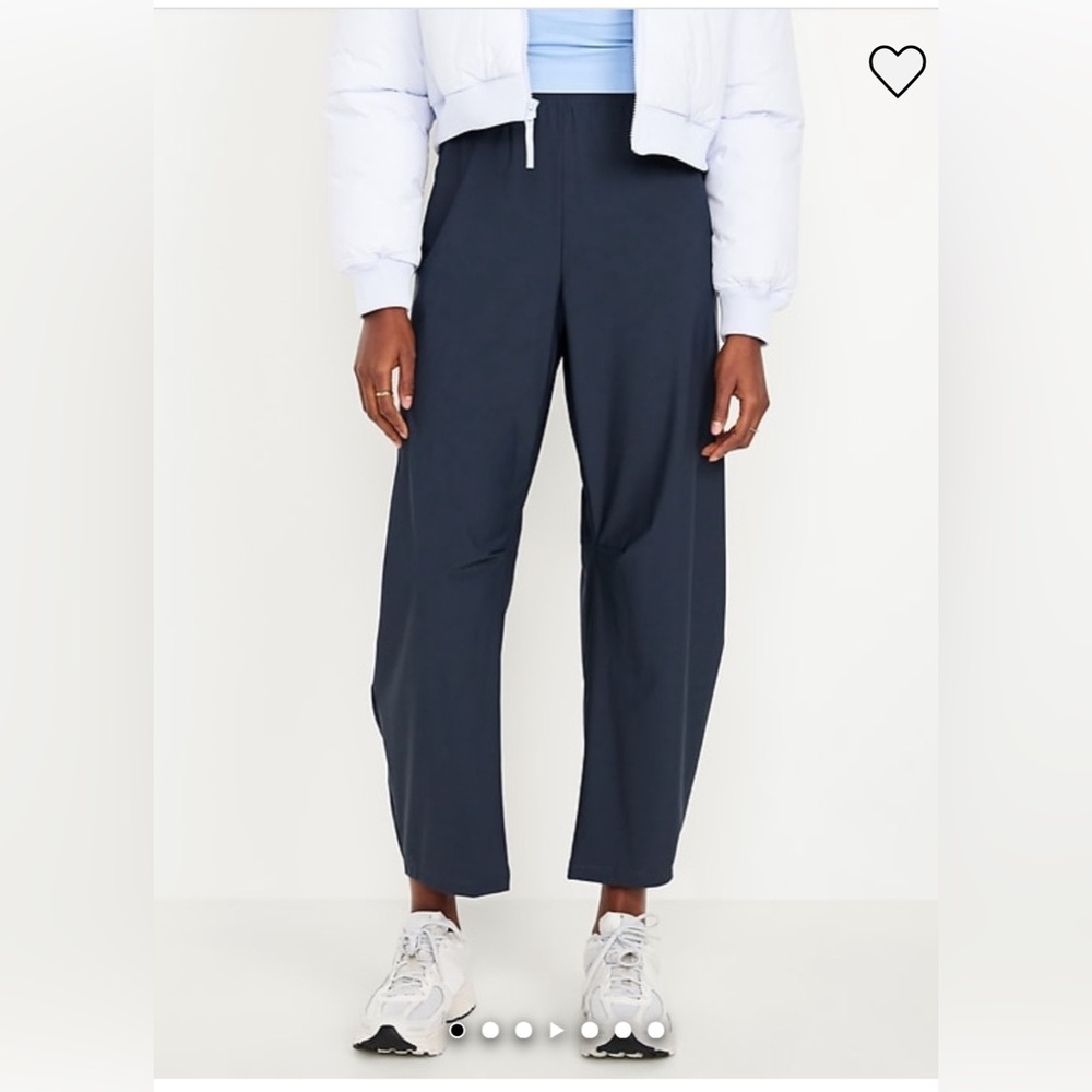 High Waisted Sleek Tech Barrel ankle pants